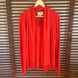 Debbie Morgan Sweater with Scarf